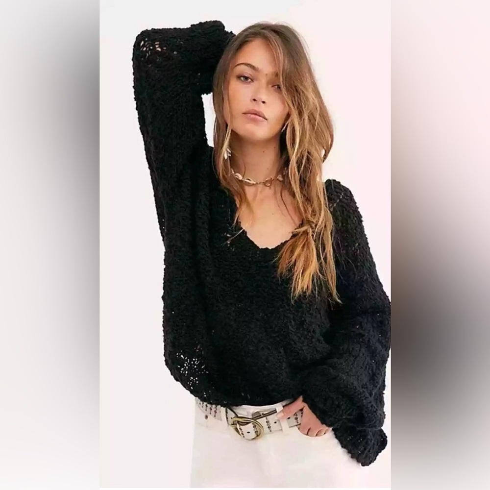 NWT Free People SUNDAY SHORE SWEATER M
